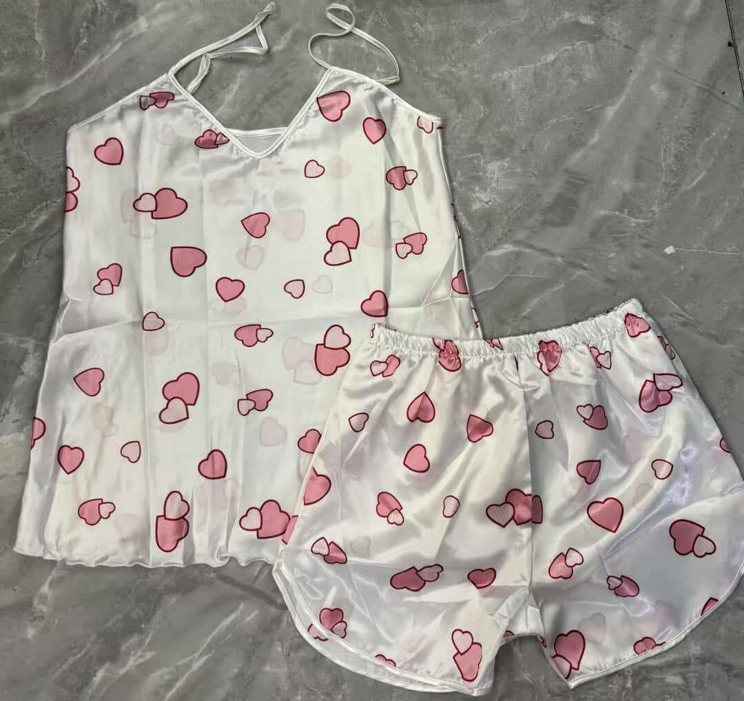 Ensemble Satin Nuit Floral