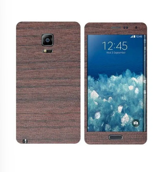 Samsung Galaxy Note Edge Padauk Wooden Texture Mobile Skin
