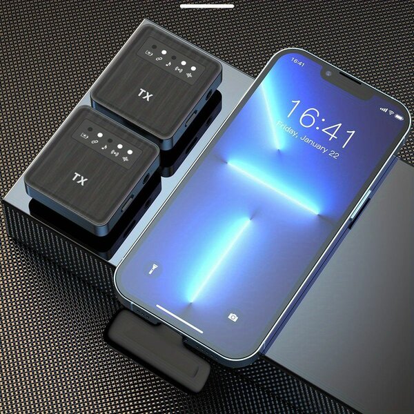 Microphone de Lavalier Sans Fil