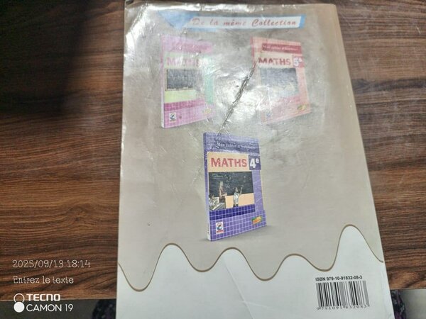 Cahier de Mathématiques 3e