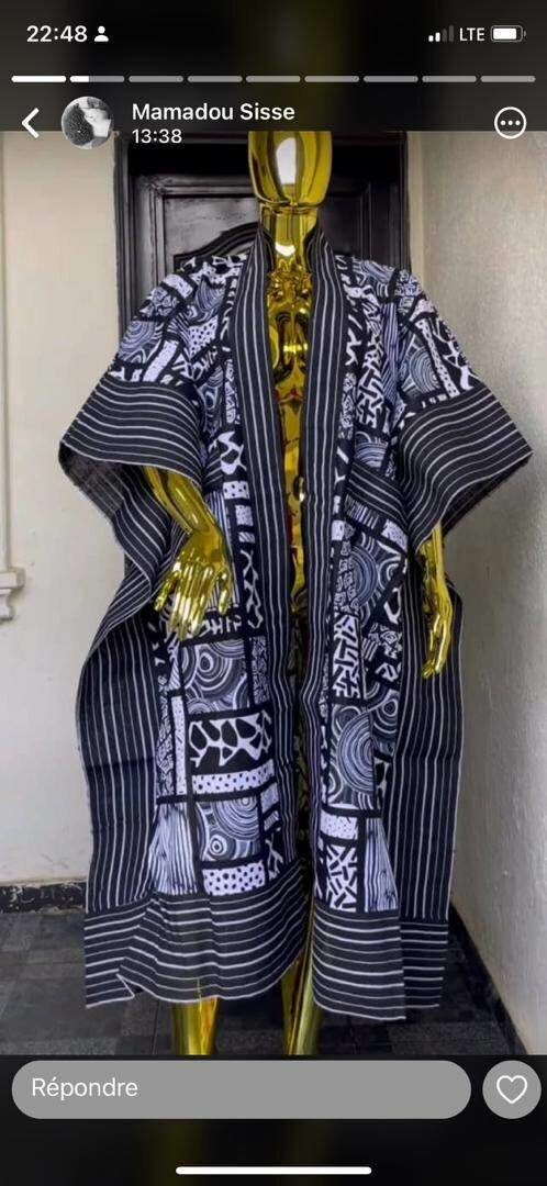 Tunique africaine en coton