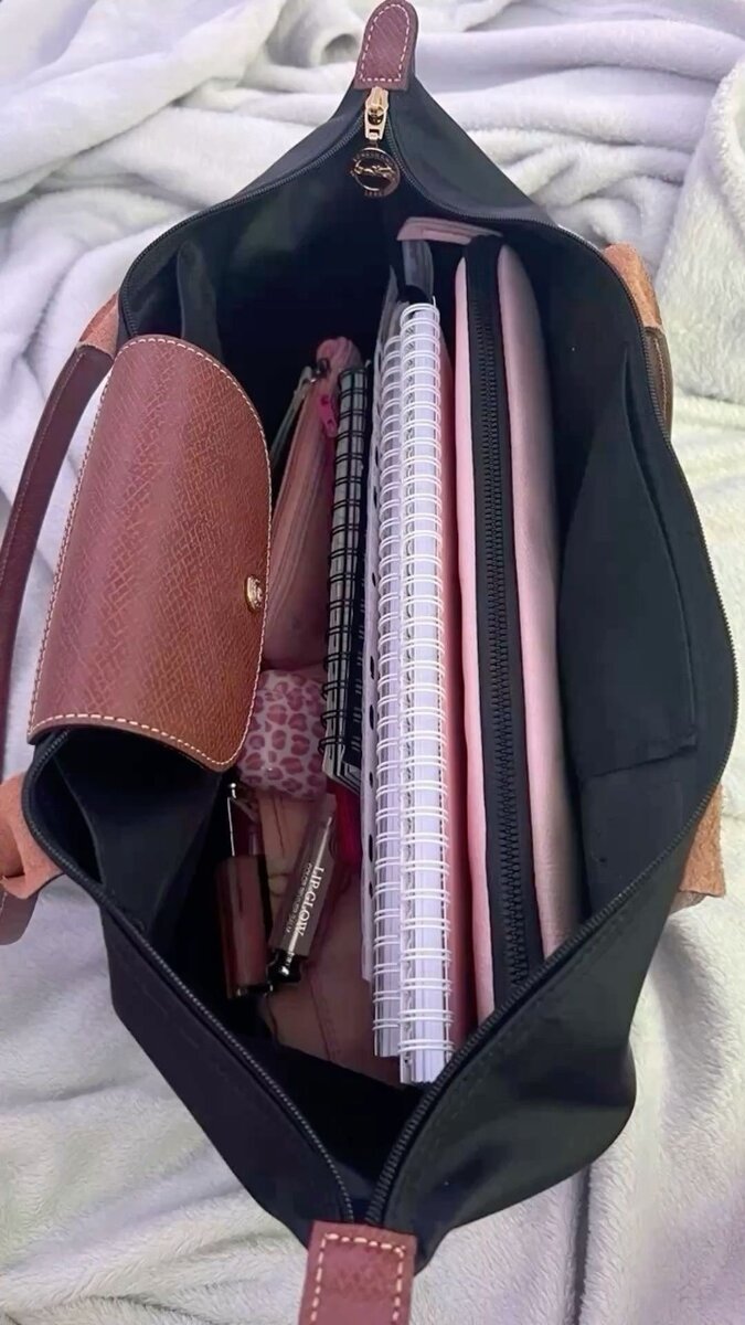 Sac à main long champ