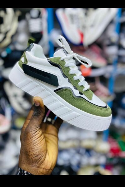 Sneakers tendance vertes