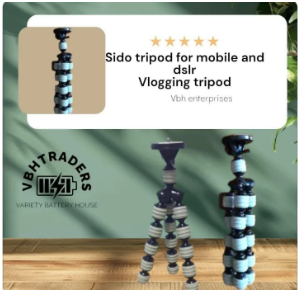 Sido Tripod for Mobile and DSLR