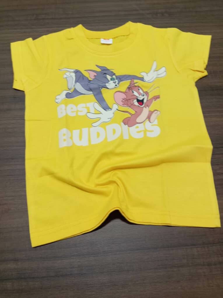 Cartoon character kids t-shirt
