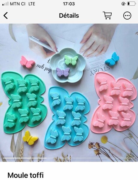 Moule à Gâteau Papillon Silicone