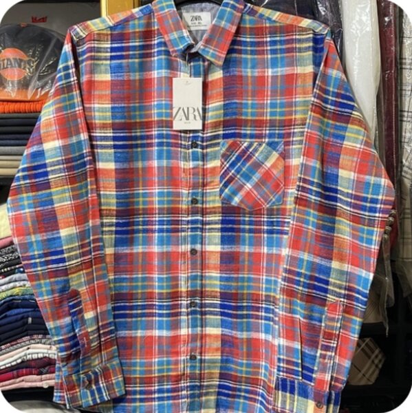 ZARA Mens Casual checked SHIRT