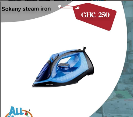 Sokany steam iron 