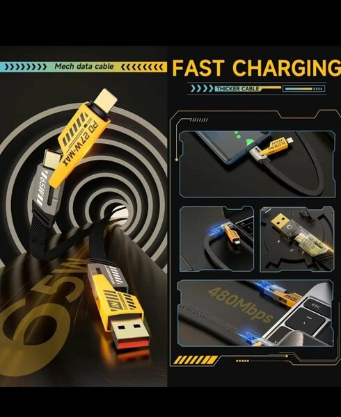 Câble 4 en 1 Solide