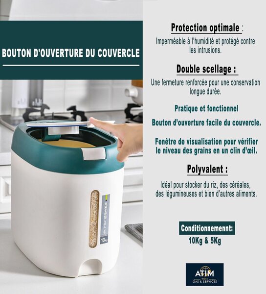 Récipient Alimentaire 10KG