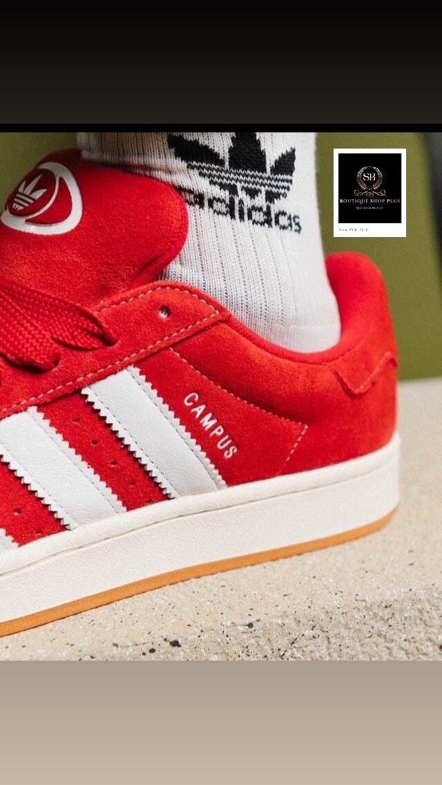 BASKET ADIDAS campus 00s rouge original dans carton