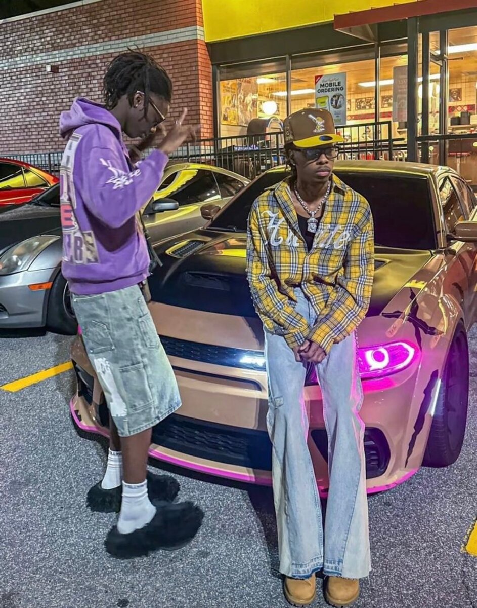 Chemise à carreaux streetwear