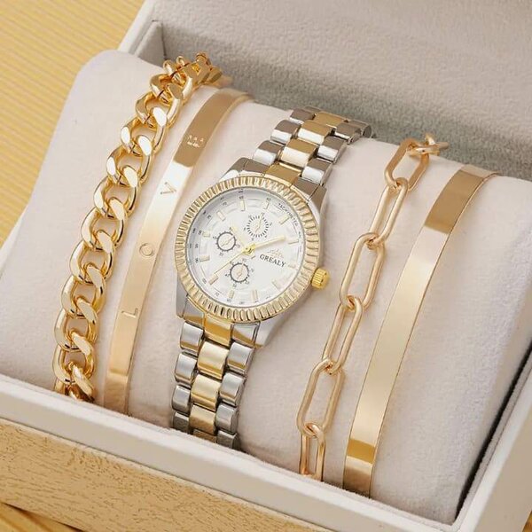 Montre et Bracelets Élegants