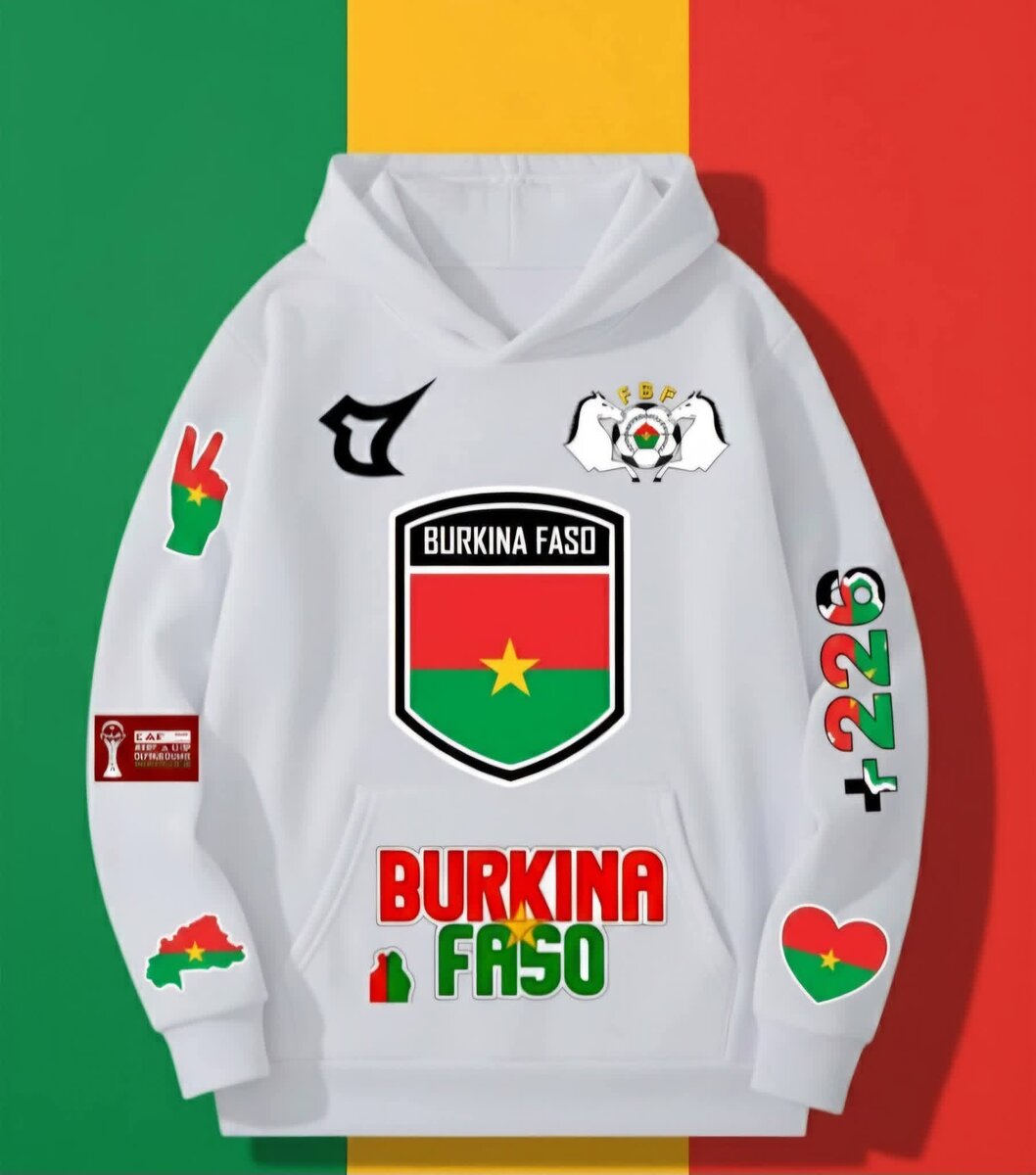 Sweat à capuche Burkina Faso