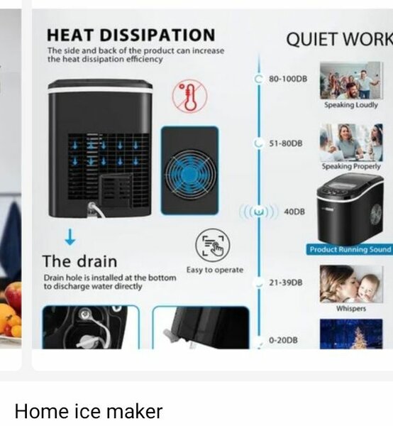 Ice cube maker machine