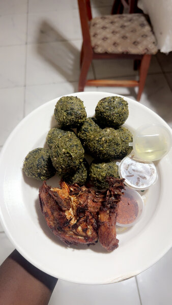 Boulette de gnonkon au poulet