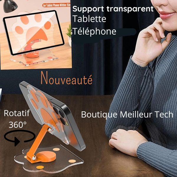 Support téléphone Tablette en acrylique - Beaux design