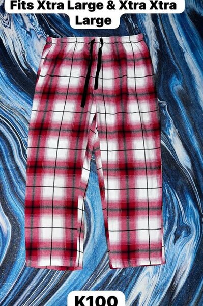 Women's comfortable plaid pajama pants