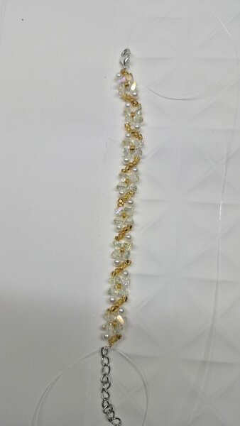 Bracelet en cristal doré