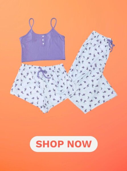 Pyjama léger à motifs