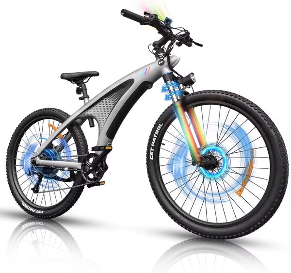 Vélo électrique tout-terrain moderne