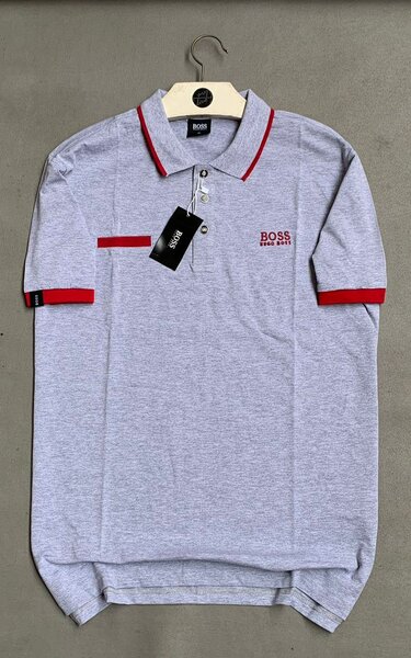 Polo homme gris BOSS