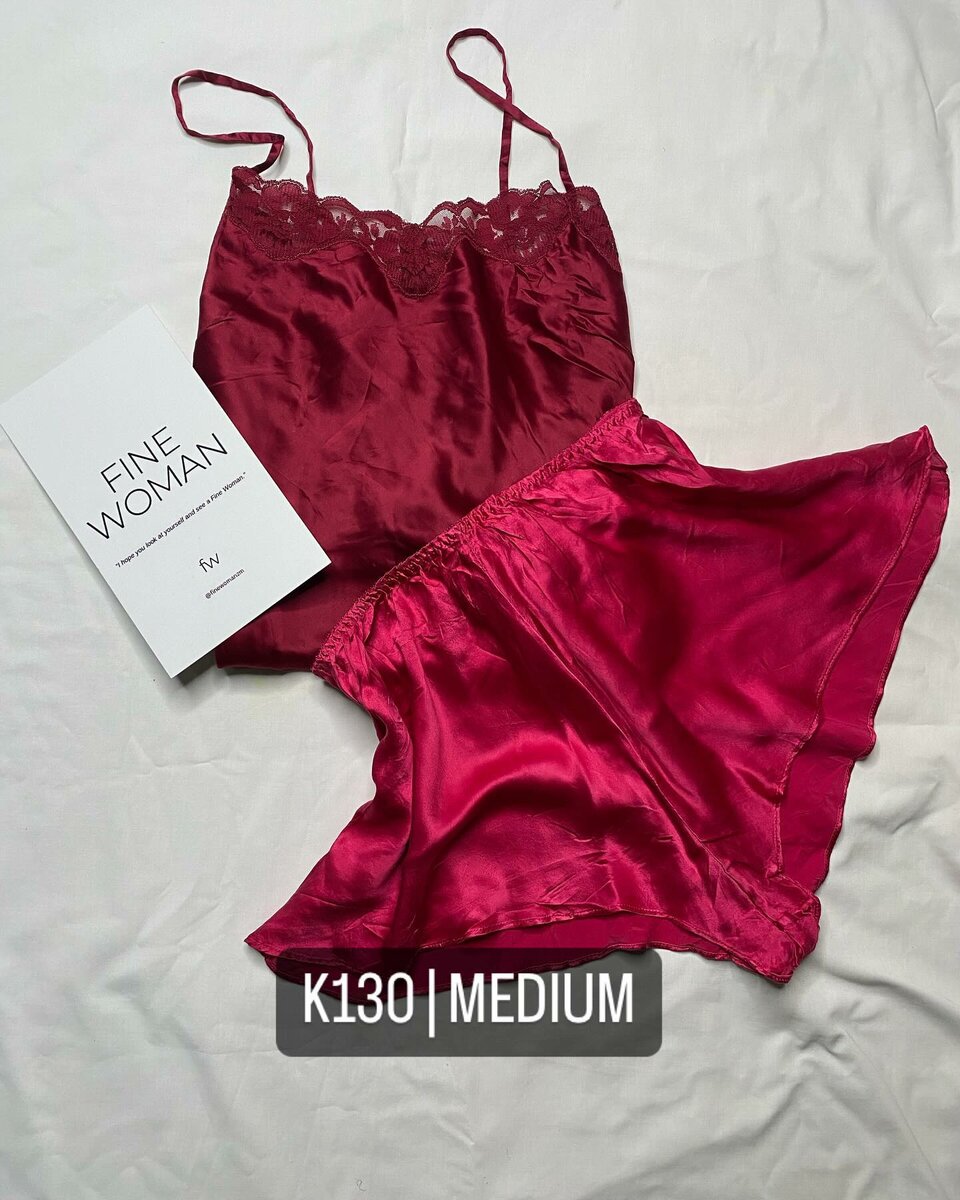 Beautiful women's pajamas red