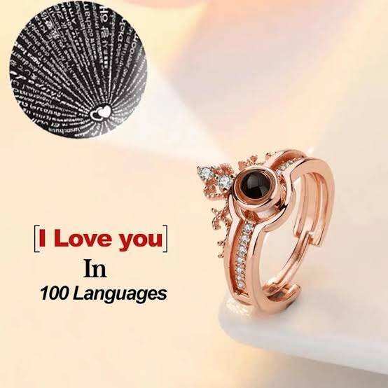 I love you ring in 100 languag