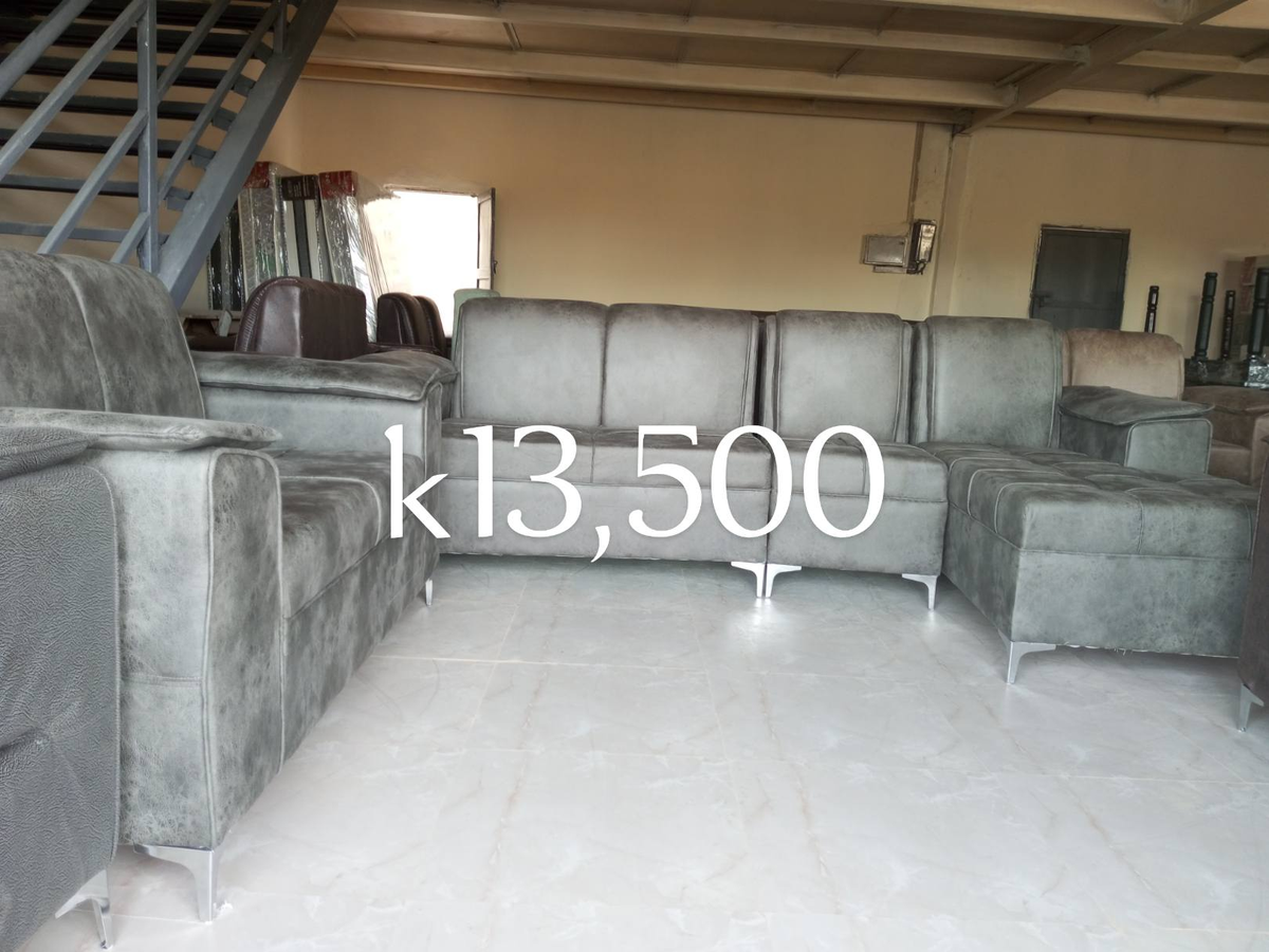 grey leather living room furniture set