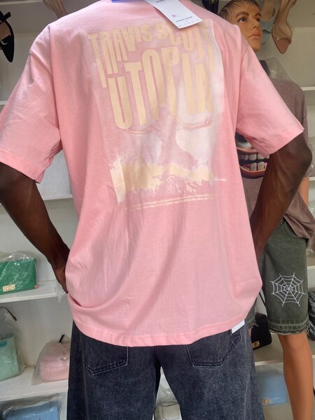 T-shirt rose Travis Style