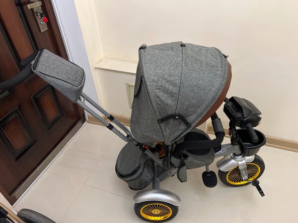 Трёхколёсный велосипед Cool Guy CCGY серый