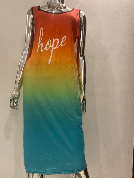 Robe d'été à motifs tropicaux