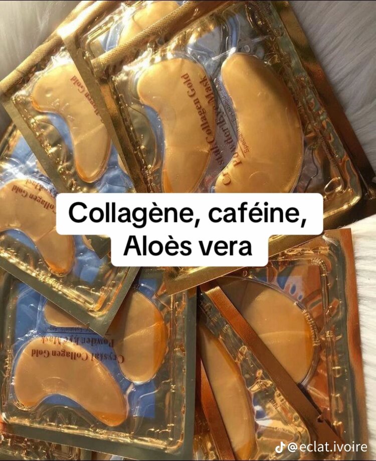 Patchs Yeux Or Collagène