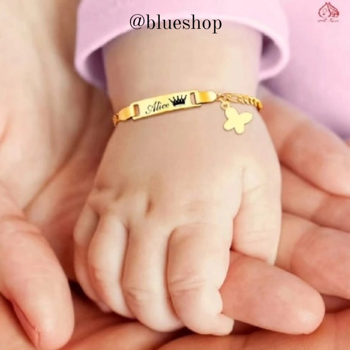 Customized Baby Bracelet with Baby Name ️.
