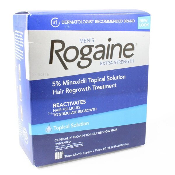 Rogaine Minoxidil Solution Box
