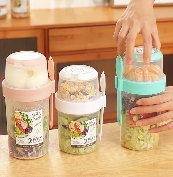 Salad jar