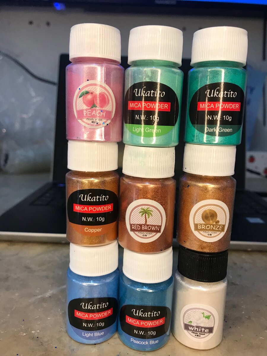 Poudre de Mica Ukatto Multicolore