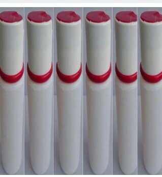 50 ml milky white push cap bottle for shampoo & face wash pack of 6