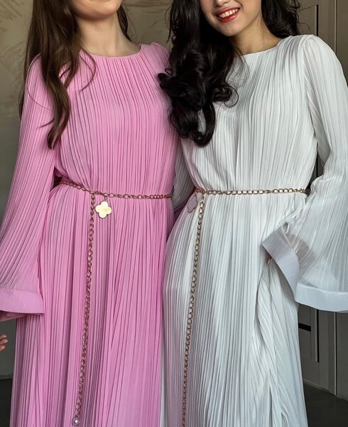 Платье гофре