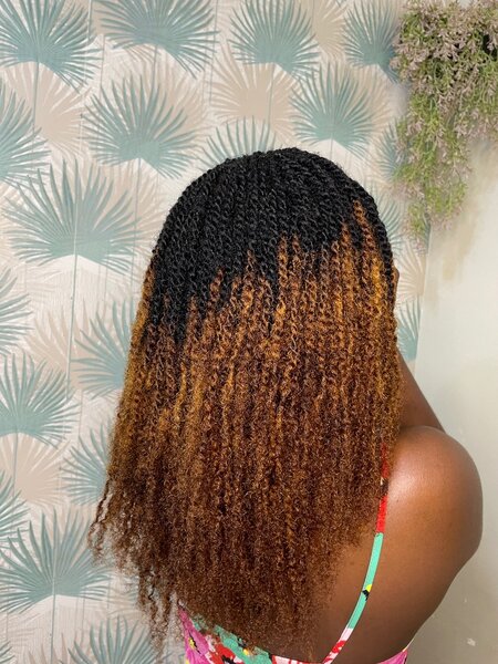 Afro kinky naturelle