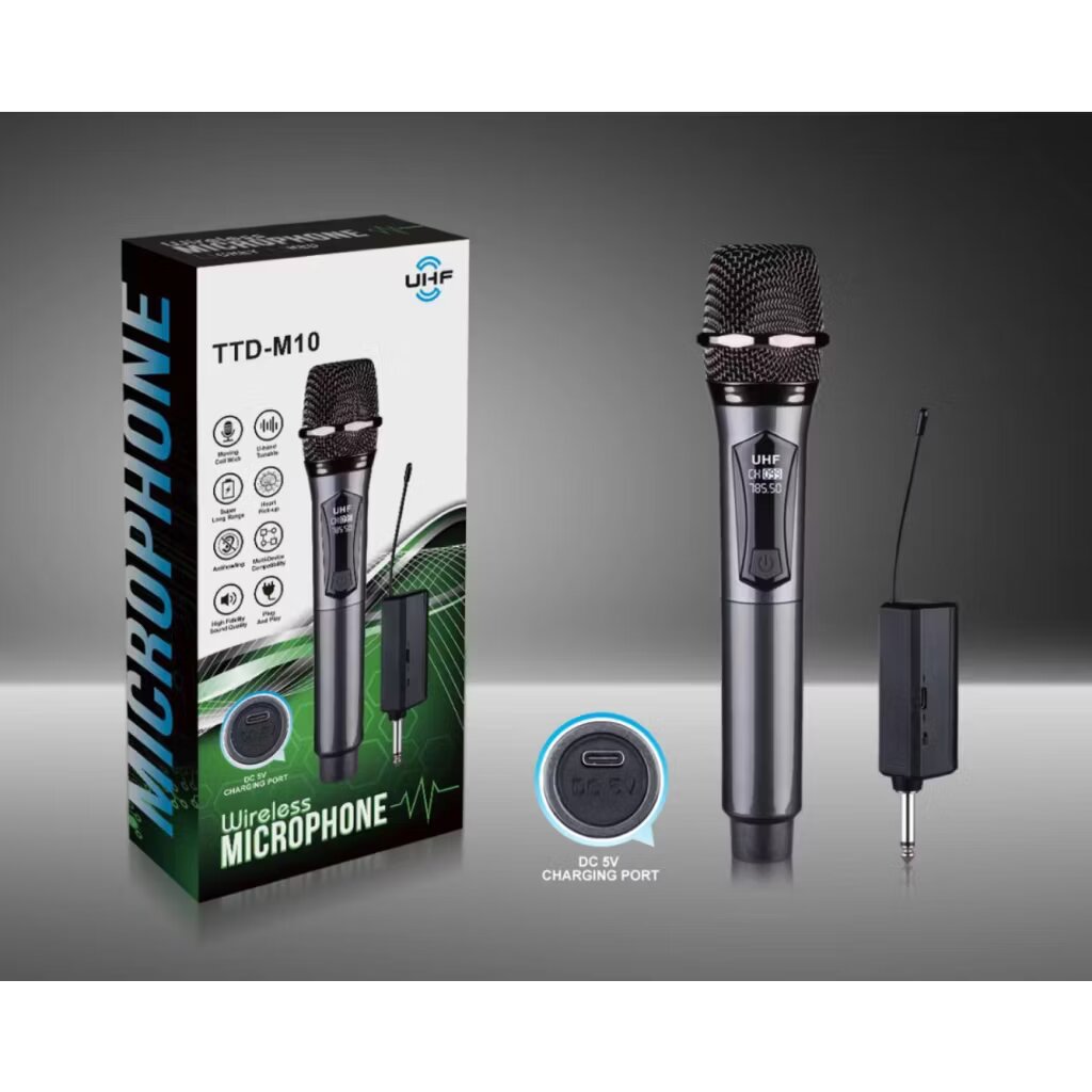 Wireless Microphone 1 Channels UHF Fixed Frequency Handheld