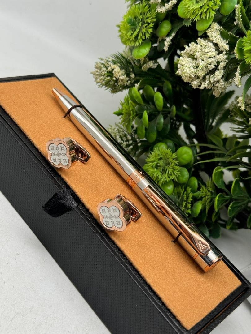 Cufflinks & Pen