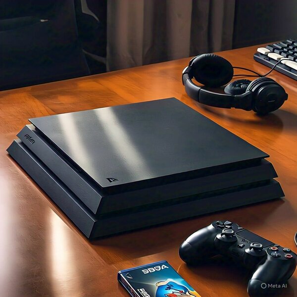 Ps4 console with one controlle