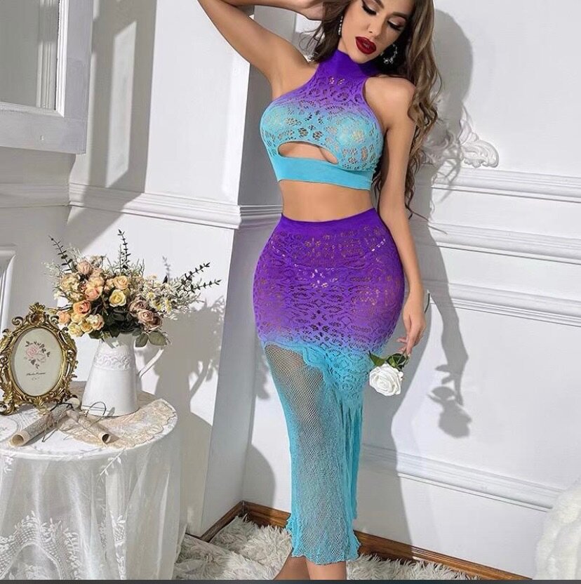 Joli complet en filet