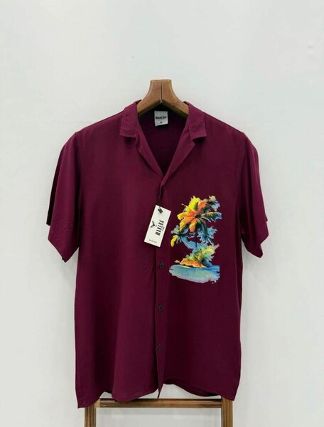 Chemise à motif floral