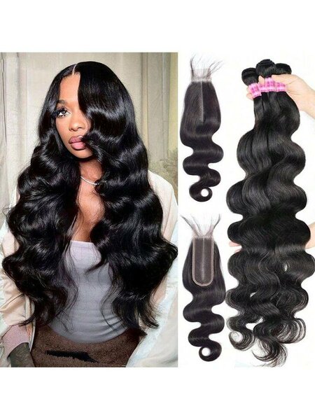 Perruque en dentelle ondulée