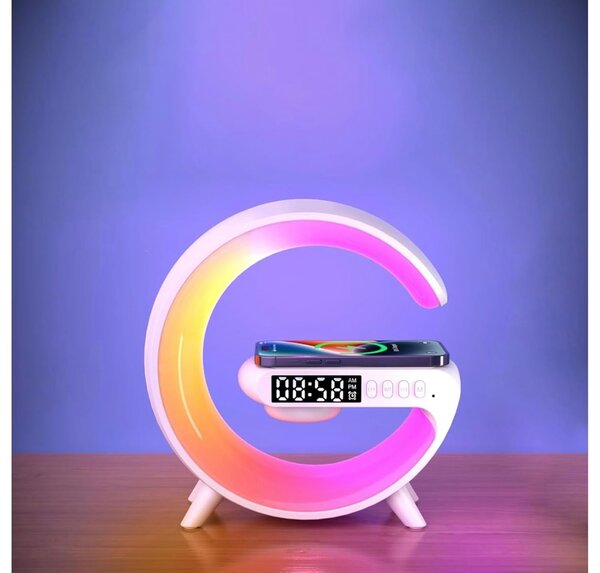 Réveil LED haut parleur 5 en 1