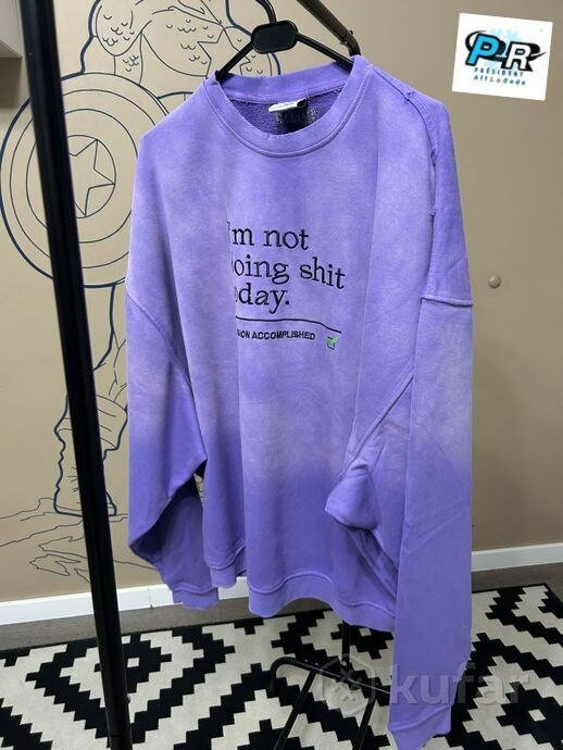 Sweat-shirt violet décontracté