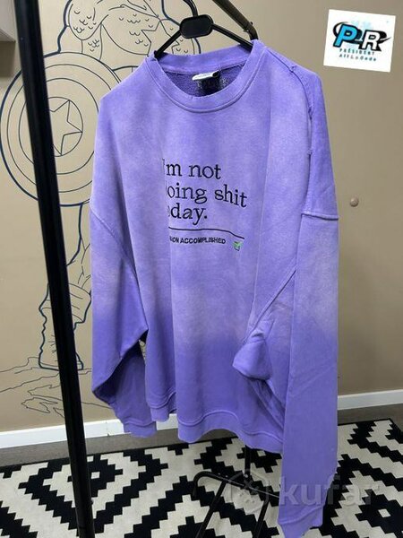 Sweat-shirt violet décontracté