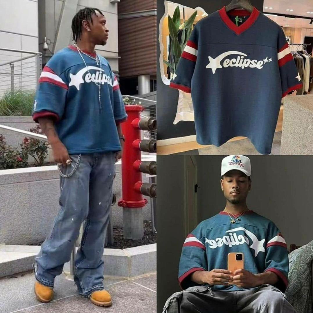 T-shirt Eclipse oversize homme